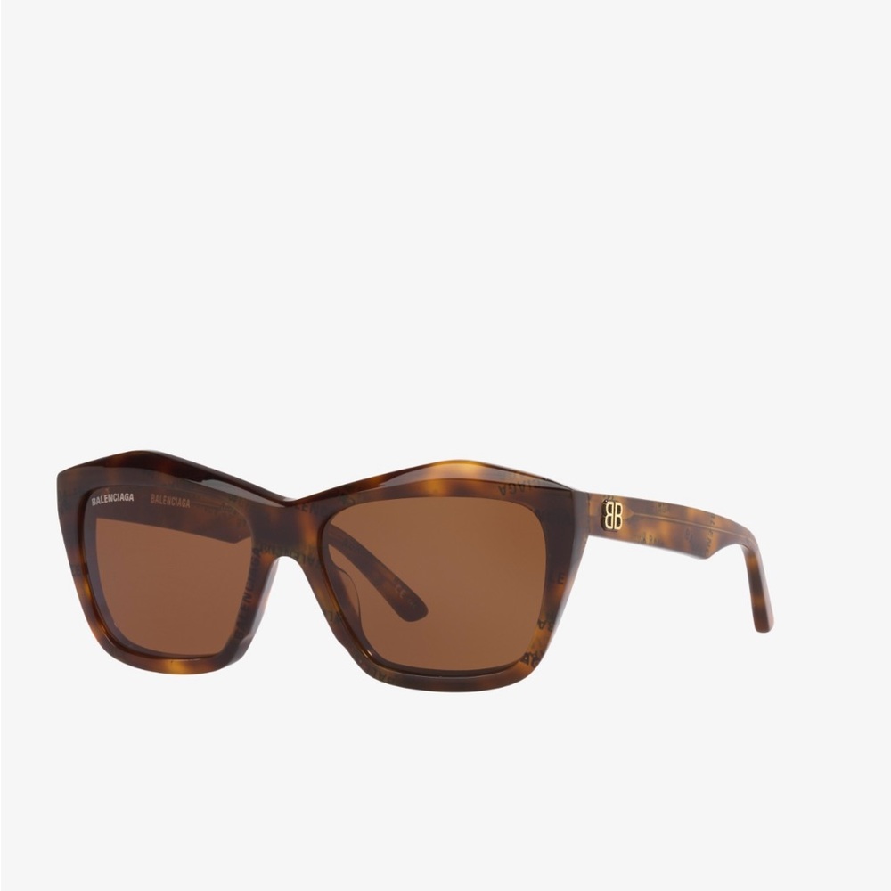 Balenciaga Tortoise Shell Sunglasses